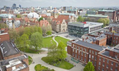 University of Manchester campus.