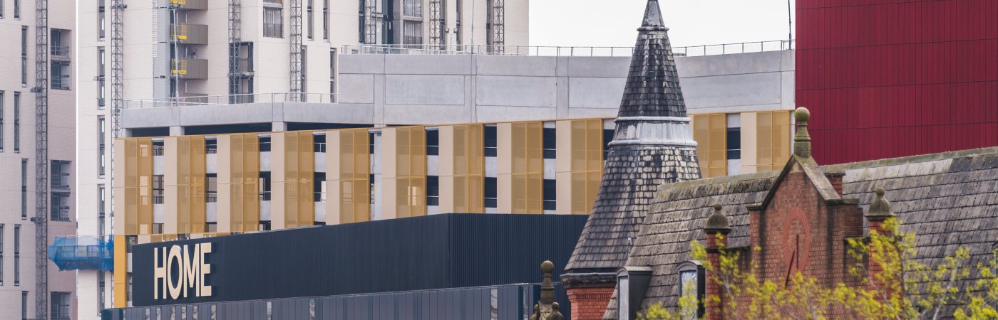Manchester skyline of buildings 