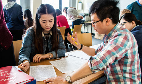 MIE students in seminar