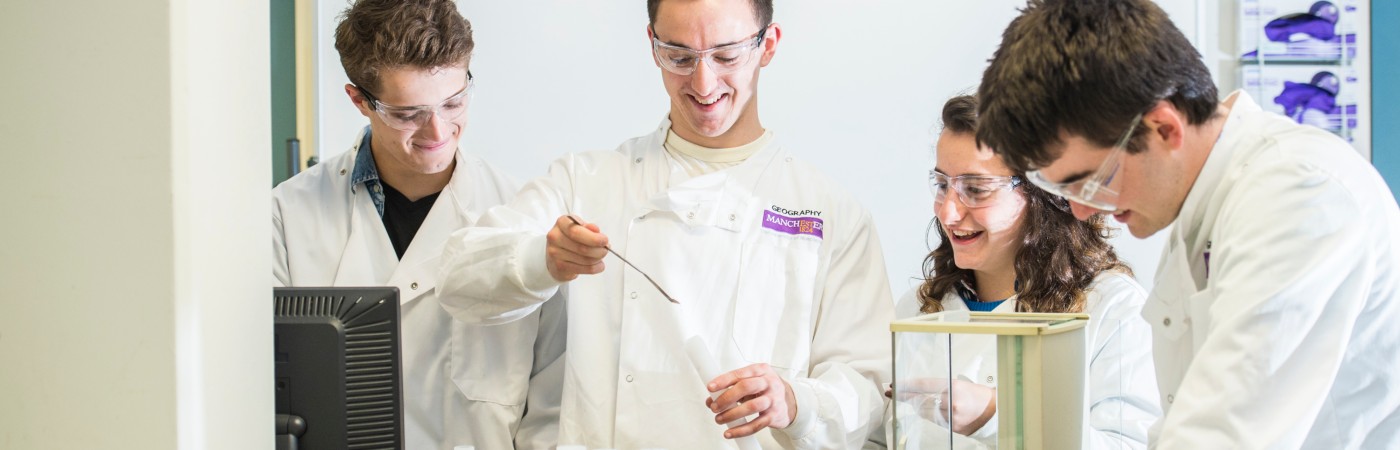 Students in the lab.