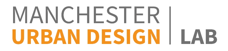Manchester Urban Design LAB (MUD-Lab) logo.