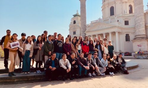 The University of Manchester's MSc UDIP students' tour to Vienna in 2019.