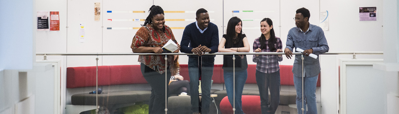 PhD students in the Arthur Lewis building